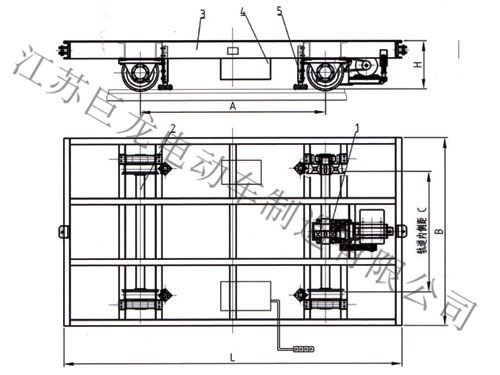 KPDZ低壓軌道供電電動(dòng)平車